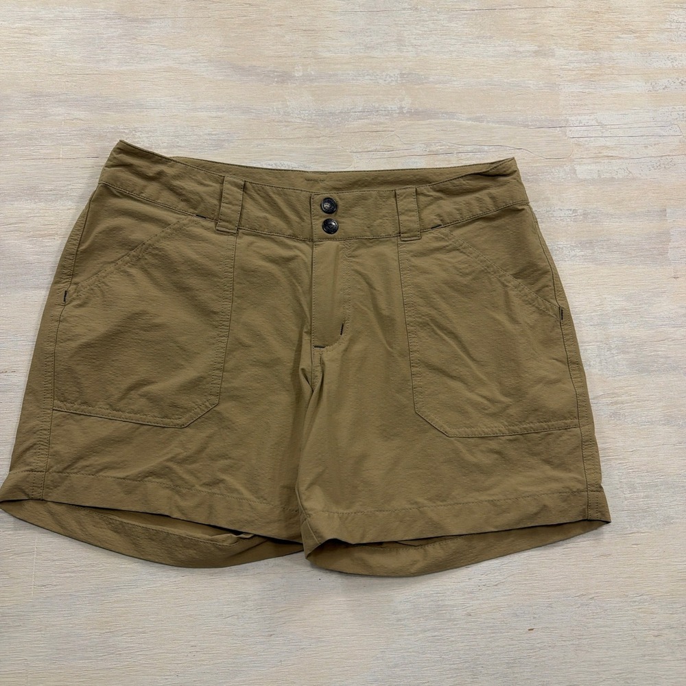 Patagonia Shorts Quandary 8 Lightweight Hiking Outdoor Tan Women 8
